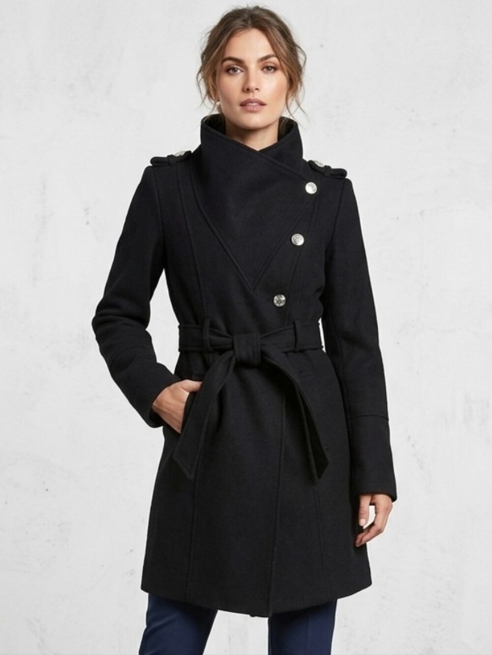 Elegant Black Winter Coat